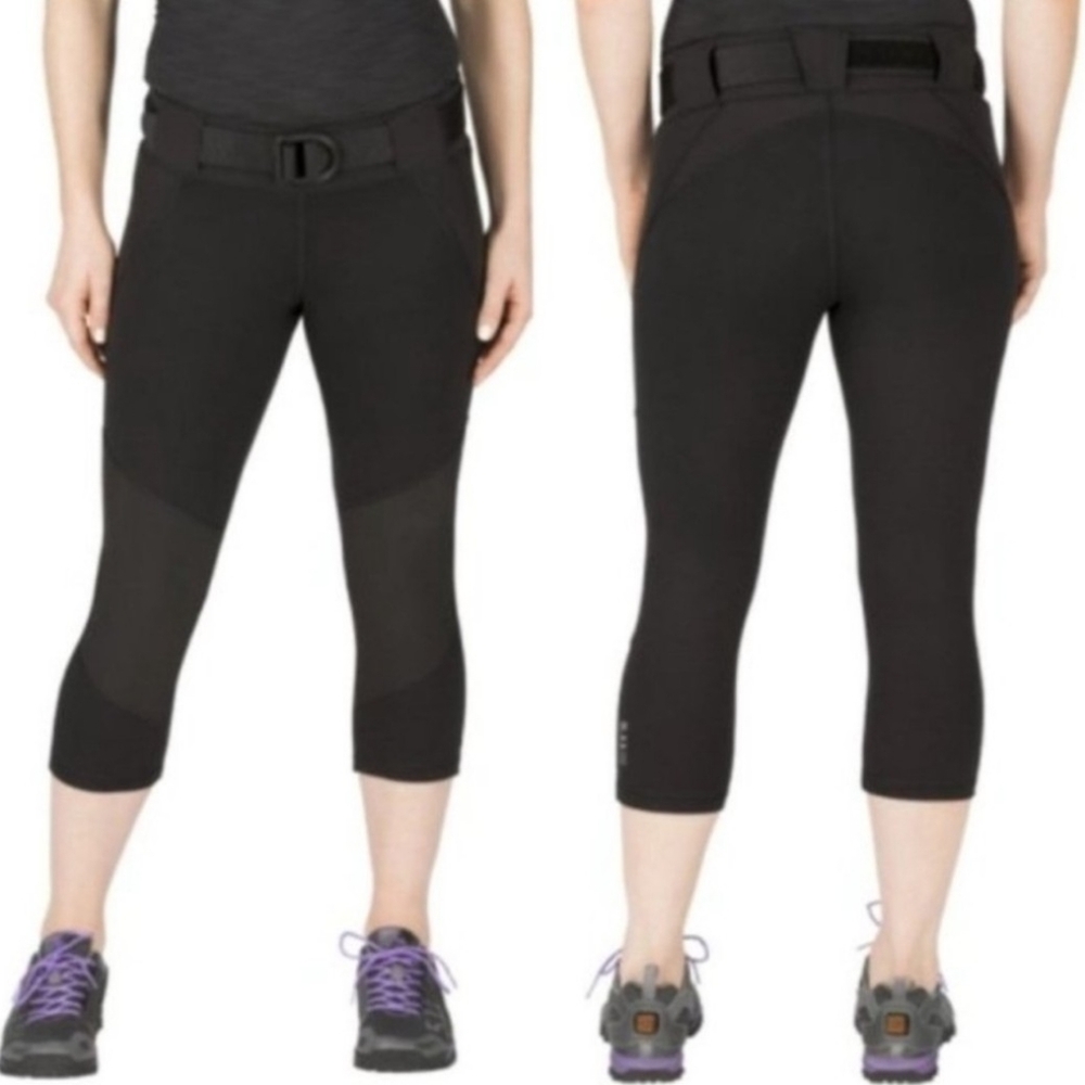 5.11 Tactical Raven Range Capri Leggins Pants Black (Medium)